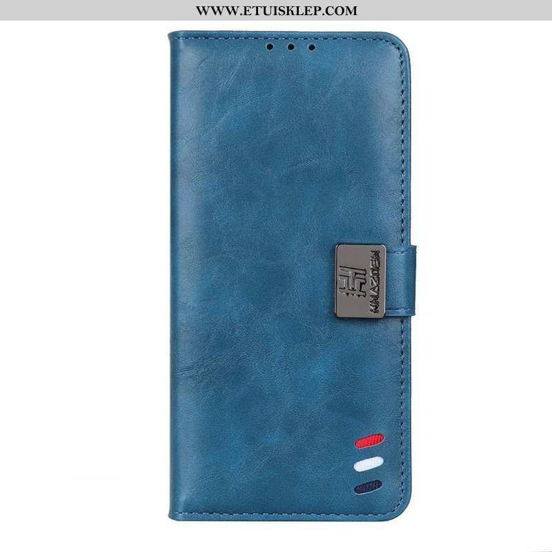 Etui Folio do Poco X4 Pro 5G Zapięcie Srebrne